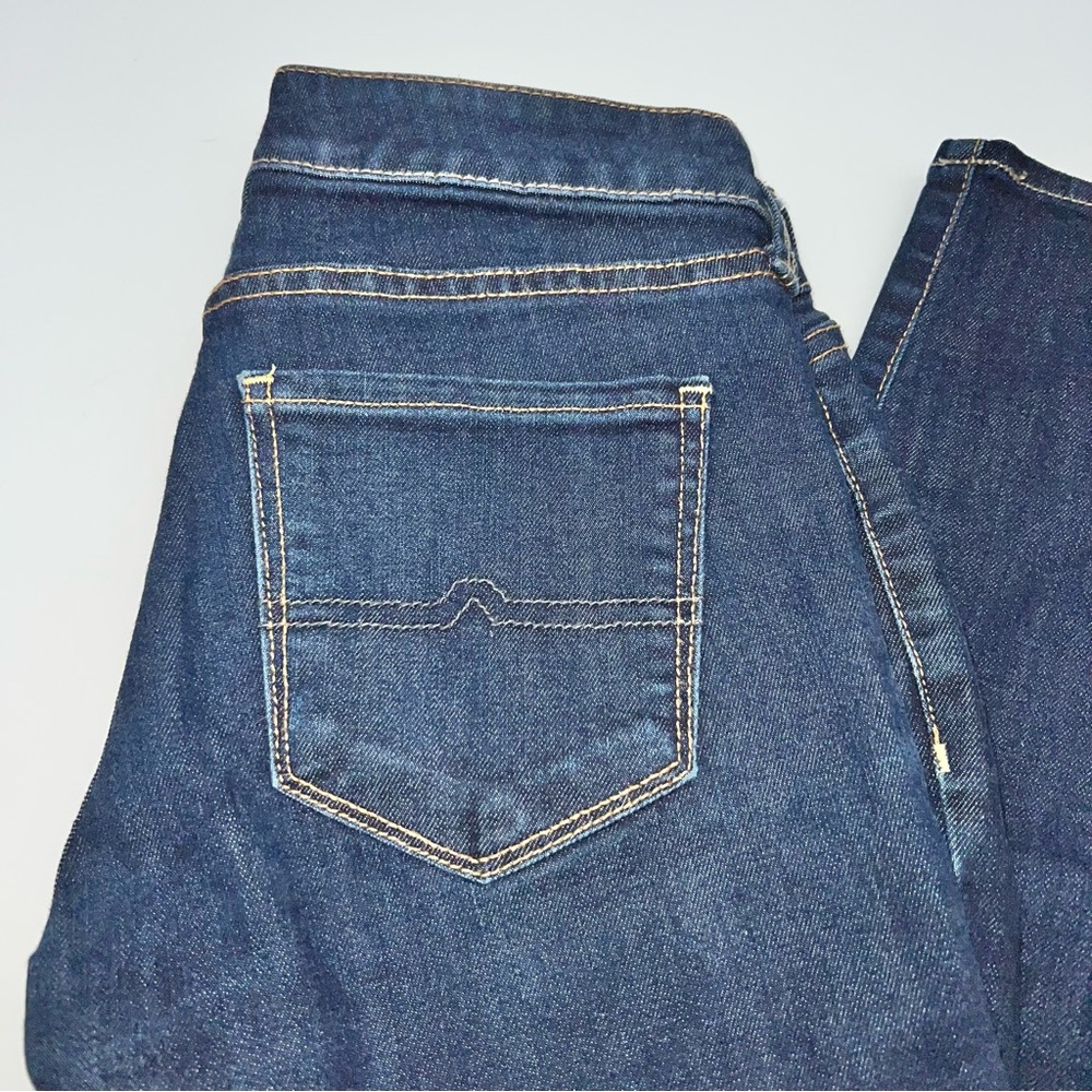 Arizona Jean Company Dark Blue Wash Short Skinny Jeans-Size 1 Juniors - Picture 2 of 10